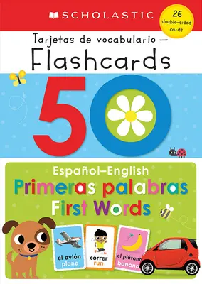 50 španielsko-anglických prvých slov: Scholastic Early Learners (Flashcards) - 50 Spanish-English First Words: Scholastic Early Learners (Flashcards)