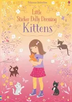 Malá samolepka Dolly Obliekanie mačiatok - Little Sticker Dolly Dressing Kittens