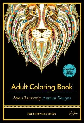Zvieracie vzory na uvoľnenie stresu: Kniha na vyfarbovanie pre dospelých - Stress Relieving Animal Designs: Adult Coloring Book
