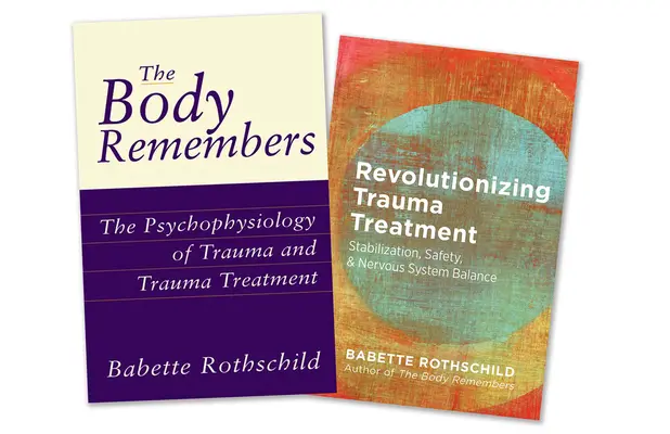 Telo si pamätá 1. diel a Revolučná liečba traumy, sada dvoch kníh - Body Remembers Volume 1 and Revolutionizing Trauma Treatment, Two-Book Set