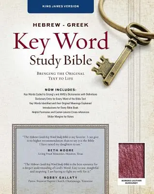 Hebrejsko-grécka Biblia na štúdium kľúčových slov-KJV: Kľúčové poznatky o Božom slove - Hebrew-Greek Key Word Study Bible-KJV: Key Insights Into God's Word