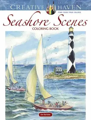 Creative Haven Omaľovánky scén z morského pobrežia - Creative Haven Seashore Scenes Coloring Book