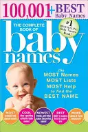 Kompletná kniha detských mien: Najviac mien, najviac zoznamov, najviac pomoci pri hľadaní najlepšieho mena - The Complete Book of Baby Names: The Most Names, Most Lists, Most Help to Find the Best Name