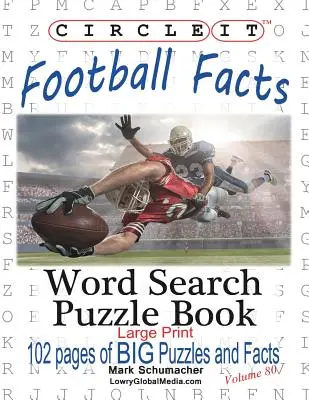 Zakrúžkujte to, Fakty o futbale, Hľadanie slov, Kniha s hádankami - Circle It, Football Facts, Word Search, Puzzle Book