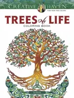 Creative Haven Stromy života - vymaľovánky - Creative Haven Trees of Life Coloring Book