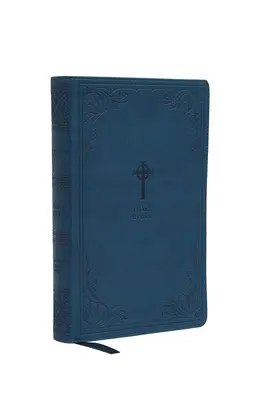 Nrsv, Katolícka Biblia, Darčekové vydanie, Kožená mäkká, Teal, Comfort Print: Svätá Biblia - Nrsv, Catholic Bible, Gift Edition, Leathersoft, Teal, Comfort Print: Holy Bible