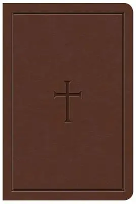 Kompaktná referenčná Biblia KJV s veľkou tlačou, hnedá Leathertouch - KJV Large Print Compact Reference Bible, Brown Leathertouch