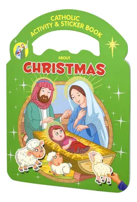 Katolícka kniha aktivít a samolepiek o Vianociach - Catholic Activity & Sticker Book about Christmas