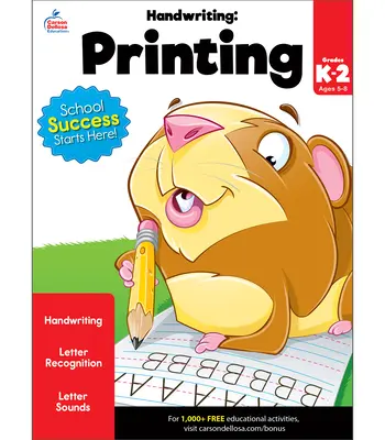 Rukopis: Cvičebnica tlače - Handwriting: Printing Workbook
