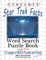 Zakrúžkujte to, Fakty o Star Treku, Hľadanie slov, Puzzle Book - Circle It, Star Trek Facts, Word Search, Puzzle Book