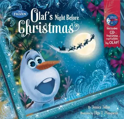 Frozen Olafova noc pred Vianocami Kniha a CD - Frozen Olaf's Night Before Christmas Book & CD