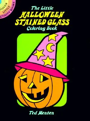 Malá halloweenská vitrážová omaľovánka - The Little Halloween Stained Glass Coloring Book