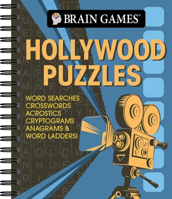 Hry na mozog - Hollywoodske hádanky: Hlboké puzzle: Hľadanie slov, krížovky, akrostichy, kryptogramy, anagramy a slovné rebríčky! - Brain Games - Hollywood Puzzles: Word Searches, Crosswords, Acrostics, Cryptograms, Anagrams & Word Ladders!
