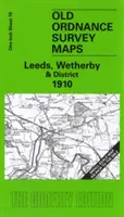 Leeds, Wetherby a okres 1910 - jednopalcový list 070 - Leeds, Wetherby and District 1910 - One Inch Sheet 070