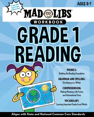 Pracovný zošit Mad Libs: Čítanie pre 1. ročník - Mad Libs Workbook: Grade 1 Reading