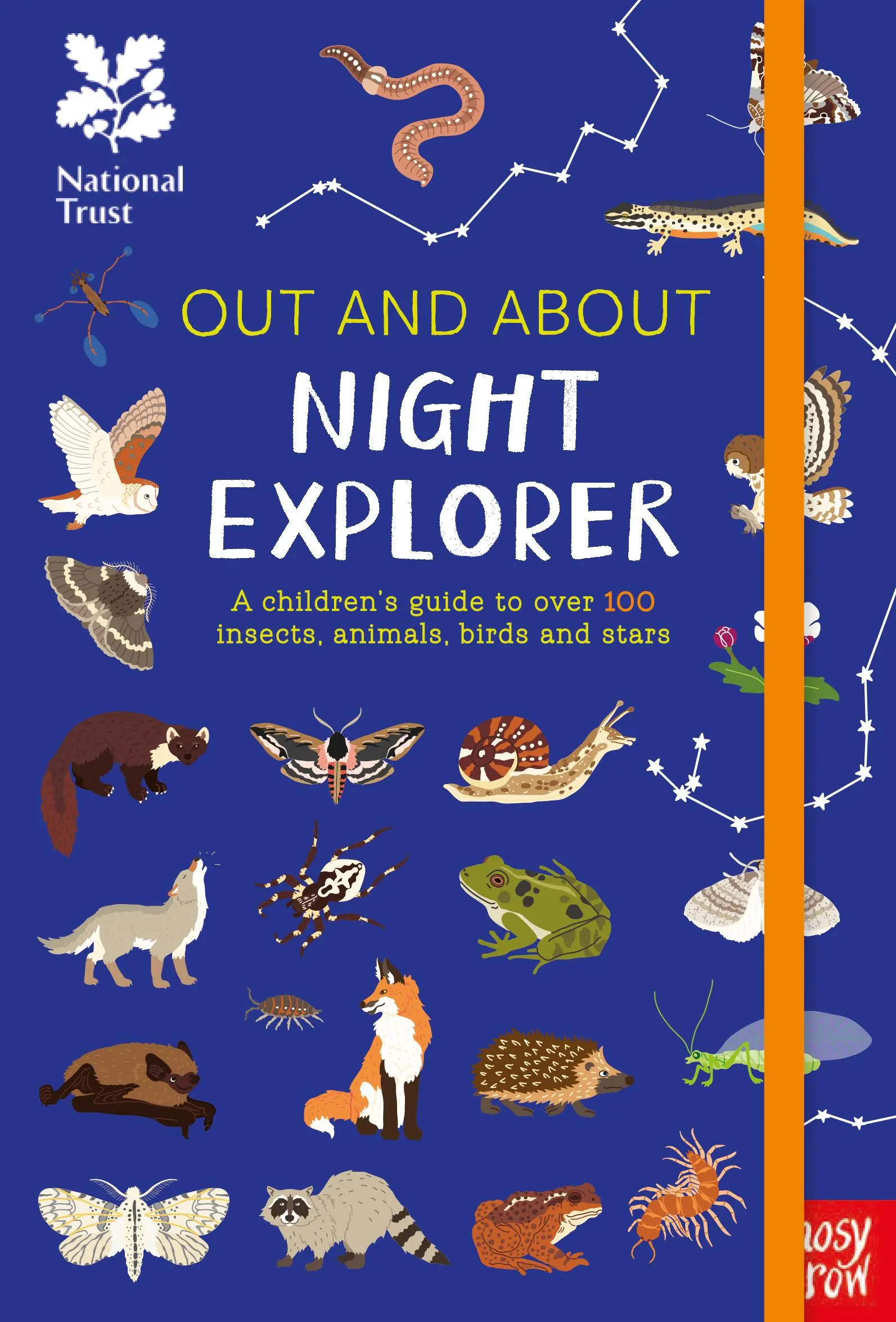 National Trust: Out and About Night Explorer - detský sprievodca viac ako 100 druhmi hmyzu, zvierat, vtákov a hviezd - National Trust: Out and About Night Explorer - A children's guide to over 100 insects, animals, birds and stars