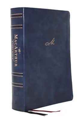 Nkjv, MacArthurova študijná Biblia, 2. vydanie, kožená mäkká, modrá, pohodlná tlač: Uvoľňovanie Božej pravdy jeden verš za druhým - Nkjv, MacArthur Study Bible, 2nd Edition, Leathersoft, Blue, Comfort Print: Unleashing God's Truth One Verse at a Time
