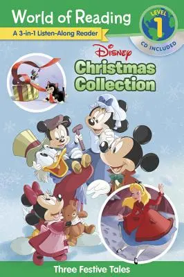 Disney Christmas Collection 3-In-1 Listen-Along Reader (Vianočná kolekcia Disney 3 v 1): Tri slávnostné príbehy [s audio CD] - Disney Christmas Collection 3-In-1 Listen-Along Reader: Three Festive Tales [With Audio CD]