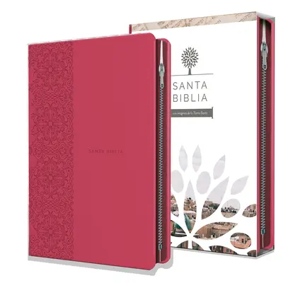 Biblia Reina Valera 1960 Letra Grande. Smil Piel Fucsia, Cremallera, Tamao Manual / Španielska Svätá Biblia Rvr 1960. Handy Size, Large Print, Leathersof - Biblia Reina Valera 1960 Letra Grande. Smil Piel Fucsia, Cremallera, Tamao Manual / Spanish Holy Bible Rvr 1960. Handy Size, Large Print, Leathersof