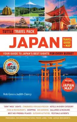 Sprievodca a mapa Japonska Tuttle Travel Pack: Sprievodca po najlepších pamiatkach Japonska pre každý rozpočet (vrátane vytiahnuteľnej mapy Japonska) - Japan Travel Guide & Map Tuttle Travel Pack: Your Guide to Japan's Best Sights for Every Budget (Includes Pull-Out Japan Map)