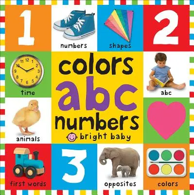 Veľké tabuľové knihy Farby, Abc, Čísla - Big Board Books Colors, Abc, Numbers