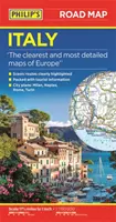 Philip's Italy Road Map (Cestovná mapa Talianska) - Philip's Italy Road Map