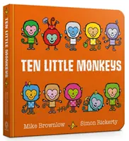 Desať malých opičiek Stolová kniha - Ten Little Monkeys Board Book