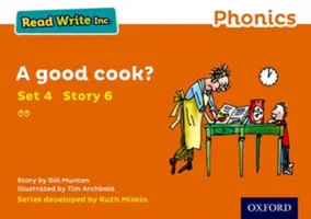Čítať Write Inc. Phonics: Oranžová sada 4 Storybook 6 Dobrý kuchár? - Read Write Inc. Phonics: Orange Set 4 Storybook 6 A Good Cook?