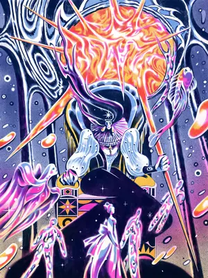 The Blazing World: Vydanie s iluminátmi - The Blazing World: An Illuminated Edition