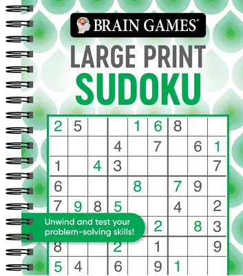 Hry na mozog - Sudoku vo veľkom formáte (víry) - Brain Games - Large Print Sudoku (Swirls)