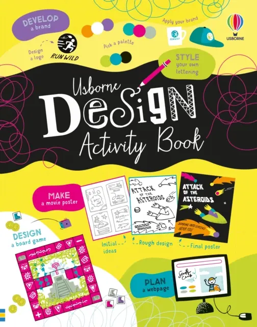 Kniha s aktivitami o dizajne - Design Activity Book