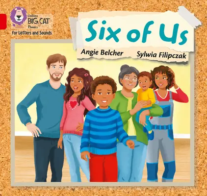 Šesť z nás - pásmo 02a/červená a - Six of us - Band 02a/Red a