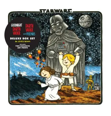 Darth Vader na dobrú noc / Darth Vader a priatelia Deluxe Box Set (vrátane dvoch umeleckých výtlačkov) (Star Wars) - Goodnight Darth Vader / Darth Vader and Friends Deluxe Box Set (Includes Two Art Prints) (Star Wars)