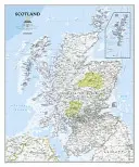 National Geographic: Klasická nástenná mapa Škótska (30 X 36 palcov) - National Geographic: Scotland Classic Wall Map (30 X 36 Inches)