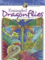 Creative Haven Zapletené vážky Omaľovánky - Creative Haven Entangled Dragonflies Coloring Book