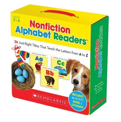 Abecedné čítanky: 26 titulov, ktoré učia písmená od A po Z - Nonfiction Alphabet Readers: 26 Just-Right Titles That Teach the Letters from A to Z