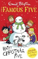 Slávna päťka - Farebné poviedky: Šťastné Vianoce, päťka! - Famous Five Colour Short Stories: Happy Christmas, Five!