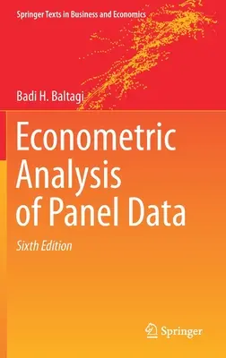 Ekonometrická analýza panelových údajov - Econometric Analysis of Panel Data