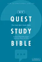 Niv, Quest Study Bible, Hardcover, Comfort Print: Biblia na štúdium otázok, tvrdá väzba, Comfort Print: Jediná študijná Biblia Q and A - Niv, Quest Study Bible, Hardcover, Comfort Print: The Only Q and A Study Bible