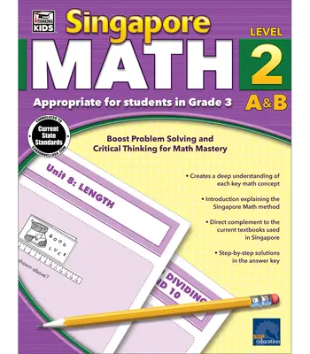 Singapurská matematika, 3. ročník - Singapore Math, Grade 3