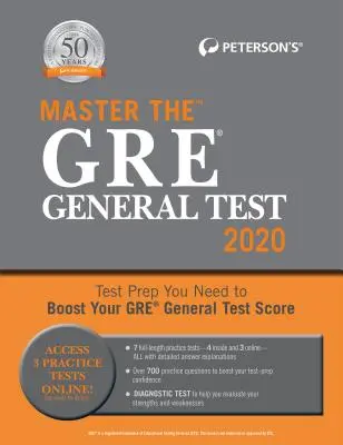 Zvládnuť všeobecný test GRE 2020 - Master the GRE General Test 2020