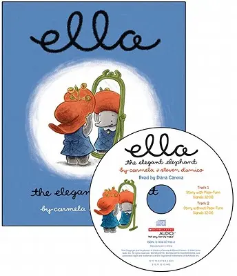 Elegantná slonica Ella [s audio CD] - Ella the Elegant Elephant [With Audio CD]