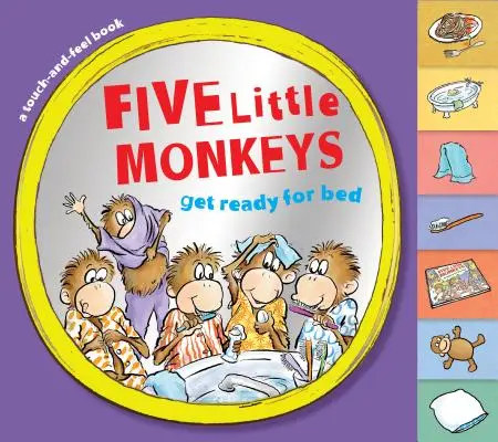 Päť malých opičiek sa chystá do postele - Five Little Monkeys Get Ready for Bed