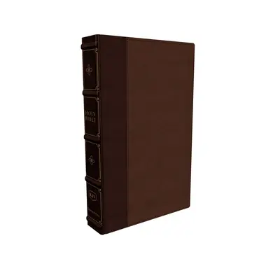 Kjv, Veľká tlačená Biblia s veršami, séria MacLaren, kožená, hnedá, pohodlná tlač: Svätá Biblia, verzia kráľa Jakuba - Kjv, Large Print Verse-By-Verse Reference Bible, MacLaren Series, Leathersoft, Brown, Comfort Print: Holy Bible, King James Version