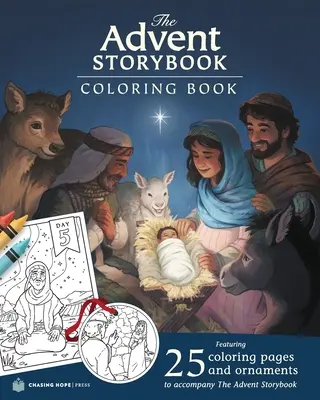 Adventná kniha príbehov na vymaľovanie - The Advent Storybook Coloring Book