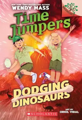 Vyhýbanie sa dinosaurom: Kniha o vetvách (Skokani v čase #4), 4 - Dodging Dinosaurs: A Branches Book (Time Jumpers #4), 4