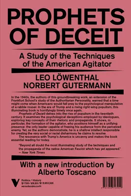 Proroci klamstva: Štúdia o technikách amerického agitátora - Prophets of Deceit: A Study of the Techniques of the American Agitator