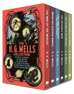 Zbierka H. G. Wellsa: Wells: Luxusná šesťzväzková škatuľová edícia - The H. G. Wells Collection: Deluxe 6-Volume Box Set Edition