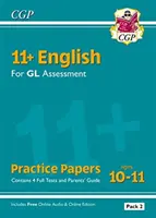 11+ GL English Practice Papers: Vek 10-11 rokov - balenie 2 (s príručkou pre rodičov a online vydaním) - 11+ GL English Practice Papers: Ages 10-11 - Pack 2 (with Parents' Guide & Online Edition)