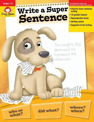 Napíšte super vetu - Write a Super Sentence